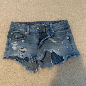 American eagle jean shorts